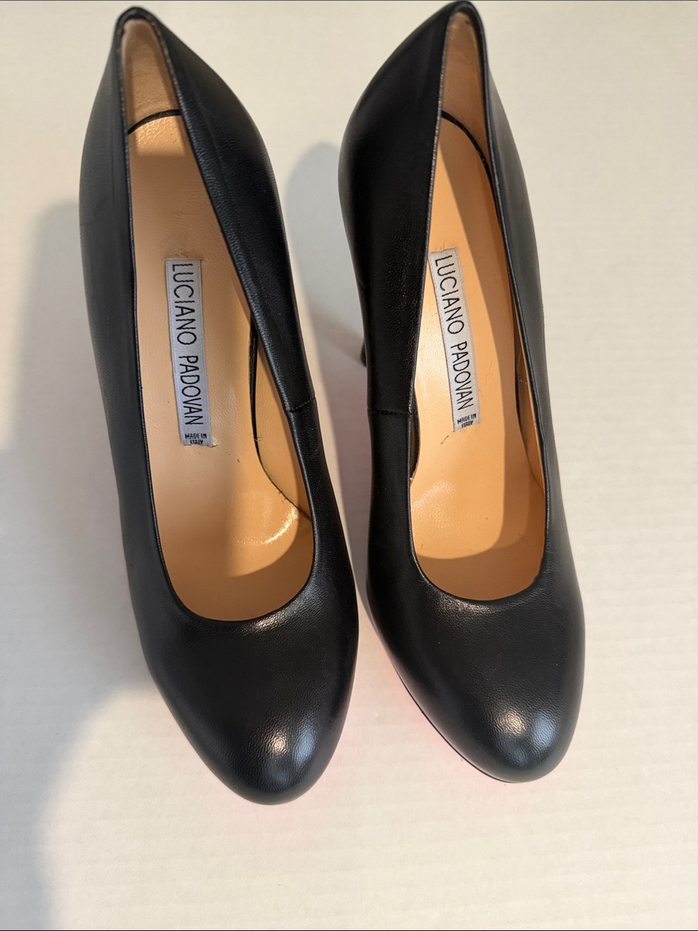 Classic Black Leather Pumps